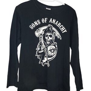 SONS OF Anarchy Long Sleeve Shirt Size Large
